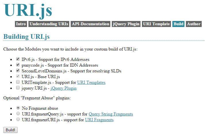 URI.js - Custom Build-cropped