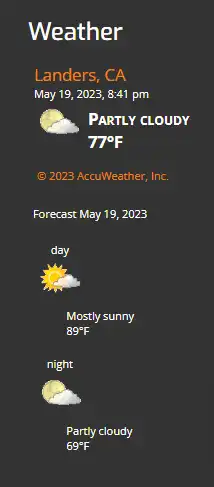 WP Forecast Weather Widget