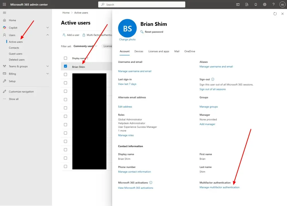 Microsoft 365 Manage Multifactor Authentication